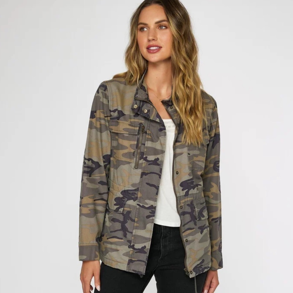 O'Neill California Camouflage Jacket Size Medium